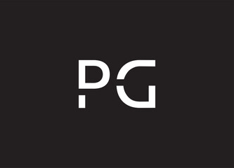 PG letter logo and initial logo design