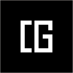 The CG logo is a box with thick lines.