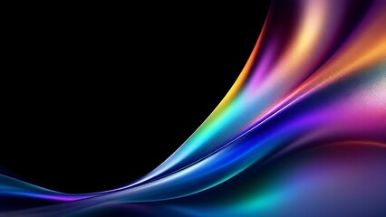 Obraz premium Abstract iridescent background design, 3d render