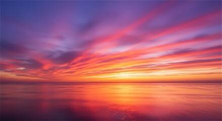 Obraz premium sunset in the sea