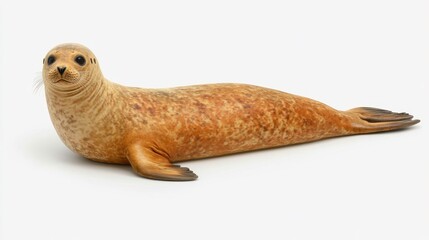 Obraz premium Seals relaxing on the shoreline coastal beach wildlife photography natural habitat close-up view marine life