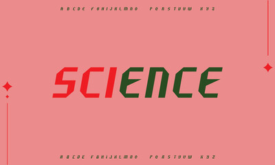 Creative font. Modern abstract digital tech font. Logo creative font, type, technology, movie, digital, music, movie. Fonts and illustration in vector format.