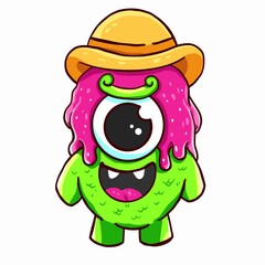 monster illustration for movie characters and souvenirs 6