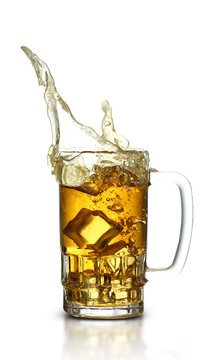glass mug with beer