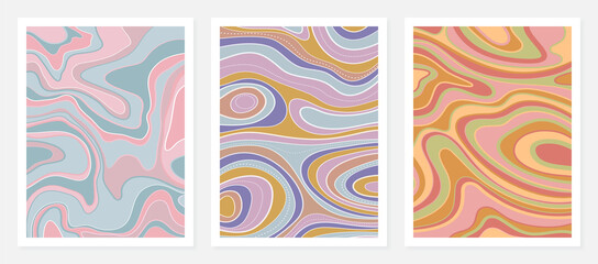 Obraz premium Art drawing with abstract shape. Abstract Art design for print, cover, wallpaper, Minimal and natural wall art.