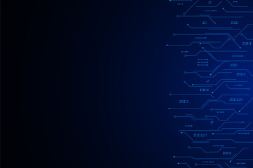 vector futuristic circuit board , Electronic motherboard , Communication and engineering concept , Hi-tech digital technology concept
