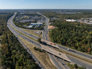 Highway interchange, Interstate 95 and Route 1, Fredericksburg, VA