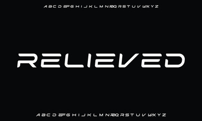 Minimal modern logo alphabet fonts. Typography minimalist urban sana serif digital fashion future creative logos fonts. vector illustration