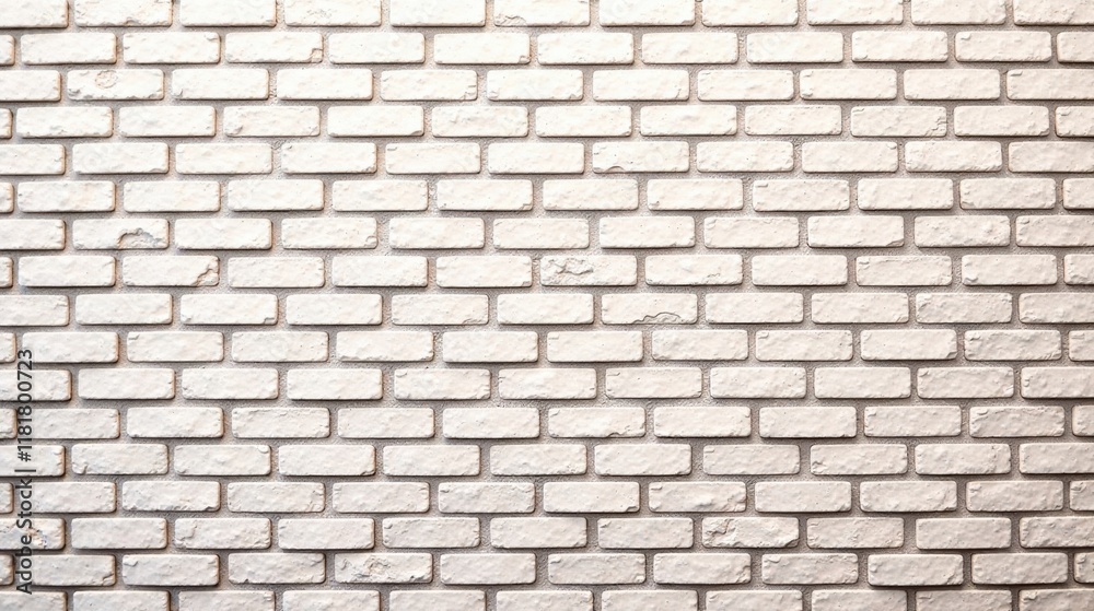 Poster cream-colored brick wall texture background, ideal for design projects needing a clean and simple ba
