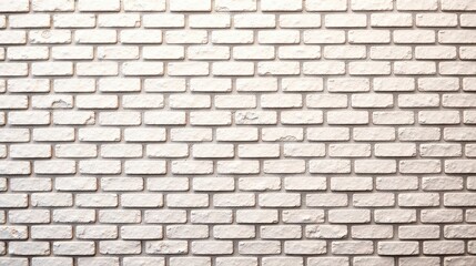 Fototapeta premium Cream-colored brick wall texture background, ideal for design projects needing a clean and simple backdrop