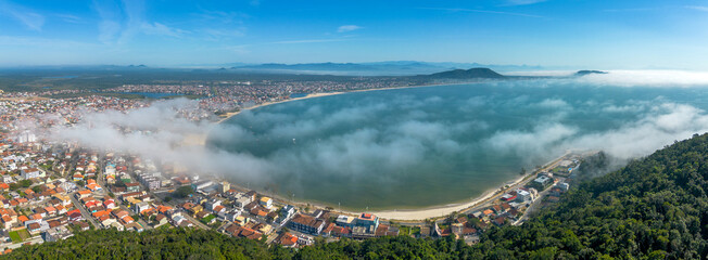 Beach photos with fog