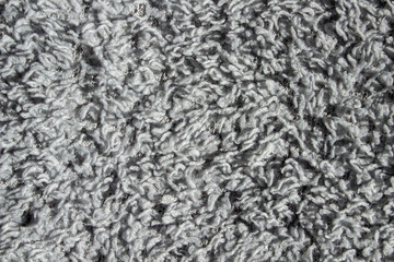 Gray fabric texture as background