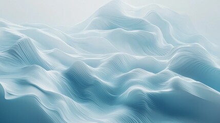 Obraz premium Abstract ocean wave network minimalist design digital art serene environment aerial view fluid concepts