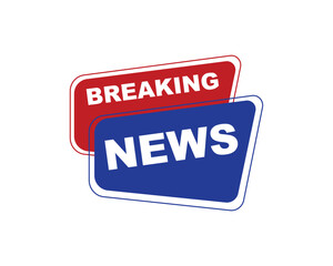 
Vector illustration breaking news background, Live Breaking News headline with blue and red color background 