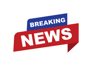 
Vector illustration breaking news background, Live Breaking News headline with blue and red color background 