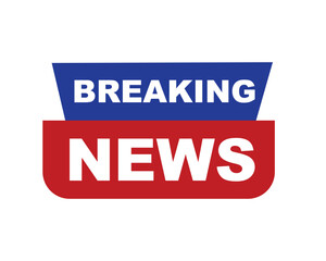 
Vector illustration breaking news background, Live Breaking News headline with blue and red color background 