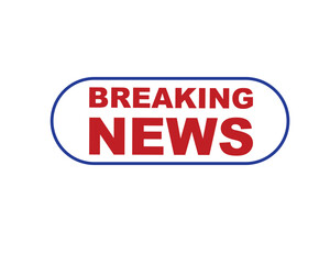 Vector illustration breaking news background, Live Breaking News headline with blue and red color background
