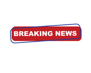 
Vector illustration breaking news background, Live Breaking News headline with blue and red color background 