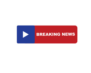 
Vector illustration breaking news background, Live Breaking News headline with blue and red color background 