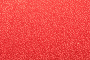 Close-up of red leather show detail and texture