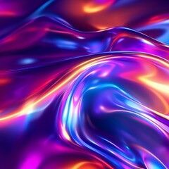 Fototapeta premium abstract holographic neon foil background