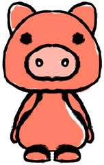 cartoon pig