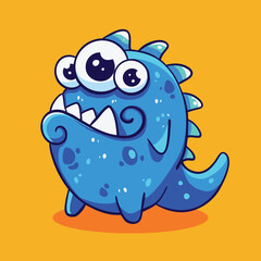 monster illustrations for movie characters and souvenirs 