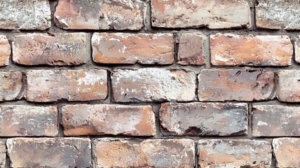 Fototapeta premium Weathered Brick Wall Texture Background