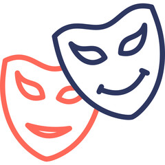 Culture line color icon