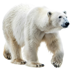 Fototapeta premium Majestic Polar Bear Standing Proudly in the Snow
