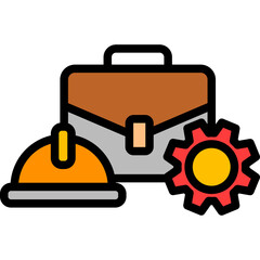 Labor lineal color icon