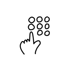 Phone Related Vector Line Icon