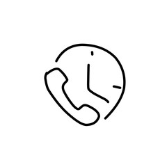 Phone Related Vector Line Icon
