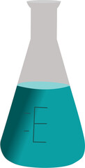 tube with liquid isolated