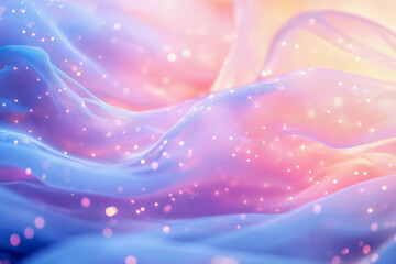 Luminescent Veils of Ethereal Light and Color Gradients