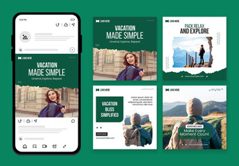 Travel Post Social Media Template