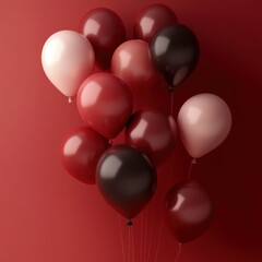 Subtle balloon studio environment high-fidelity art with gentle shadows and depth