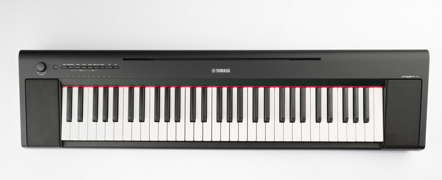 BANGKOK, THAILAND -January 8,2025:Yamaha electric keyboard