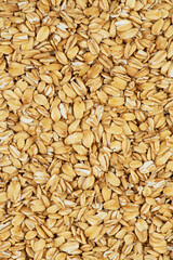 Oatmeal texture on white background