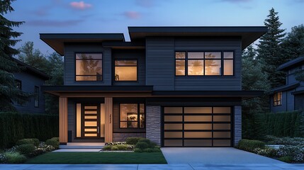 Sleek Modern Home Design with Innovative Architectural Details