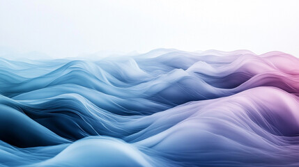 Fototapeta premium Abstract Landscape of Flowing Colors