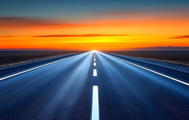 Fototapeta premium driving on the highway low angle view