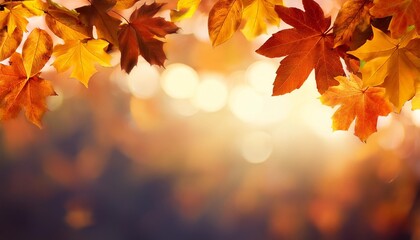 Fototapeta premium autumn leaves background
