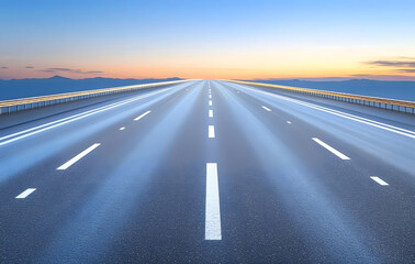 Fototapeta premium driving on the highway low angle view