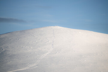 snow covered mountain