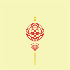 Chinese calligraphy 囍 (shuang xi) meaning is double happiness. Chinese traditional ornament design. The Double Happiness symbol has traditionally been associated with marriage. Eps 10.
