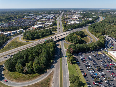 Highway Interchange, I-64 and West Broad St, Innsbrook, Henrico, VA