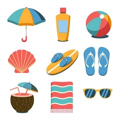 beach attribute vector