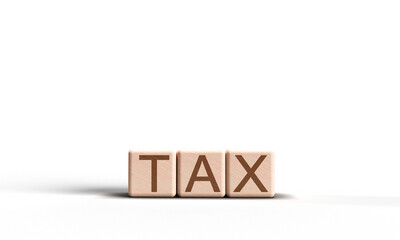 tax day cube block wooden object text font icon april month 2025 year tax day financial business...