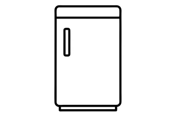 Refrigerator-Outline-Icon-Vector-Illustration